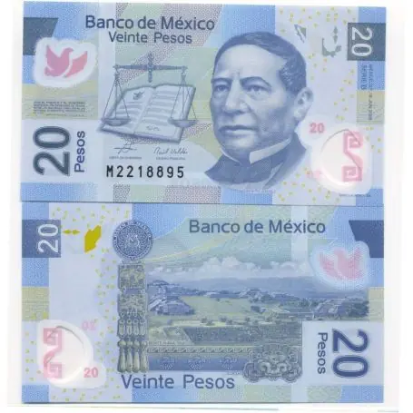 Billet de collection Mexique Pk N° 122 - 20 Pesos Top Vente