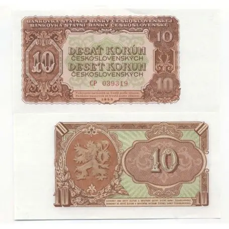Billets collection Tchecoslovaquie Pk N° 83 - 10 Korun Pas Cher