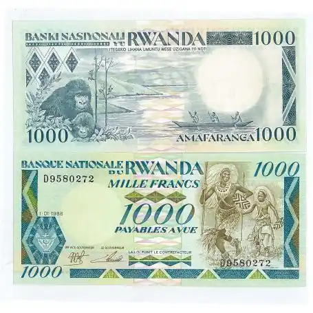 Billet de collection Rwanda Pk N° 22 - 5000 Francs Promotion