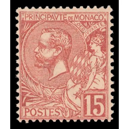Timbre de collection de Monaco N° 15 neuf sans charnière Affaire À Saisir