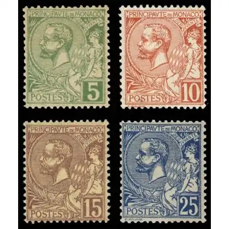 Commande En Gros Timbre de collection de Monaco N° 22/25 neuf sans charnière