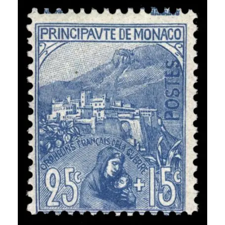 Prix Cassé Timbre de collection de Monaco N° 30 neuf sans charnière