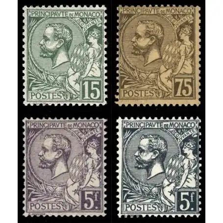 Timbre de collection de Monaco N° 44/47 neuf sans charnière Dernière Chance