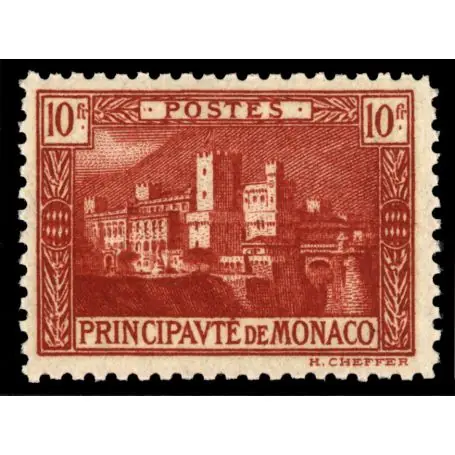 Timbre de collection de Monaco N° 64 neuf sans charnière Retour Gratuit
