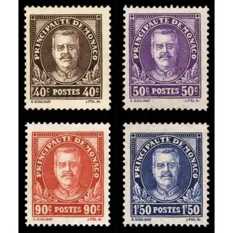 Timbre de collection de Monaco N° 115/118 neuf sans charnière Promotion Saisonnière