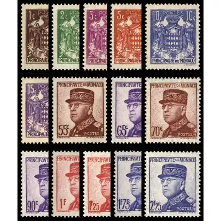 Bon Marché Timbre de collection de Monaco N° 154/66 neuf sans charnière
