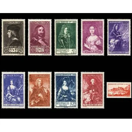 Acheter En Ligne Timbre de collection de Monaco N° 185/94 neuf sans charnière