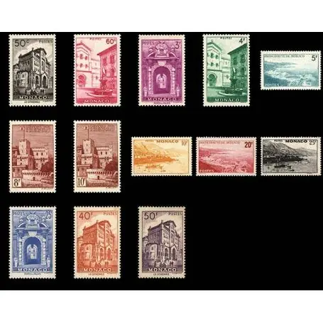 Timbre de collection de Monaco N° 307/313C neuf sans charnière Bon Plan