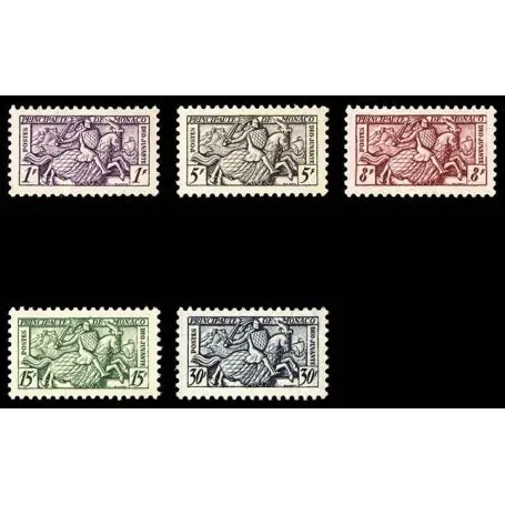 Nouvelle Collection Timbre de collection de Monaco N° 371/75 neuf sans charnière