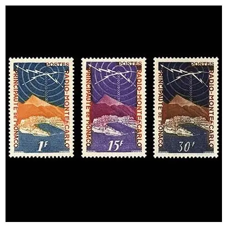 Timbre de collection de Monaco N° 376/78 neuf sans charnière Offre Exclusive