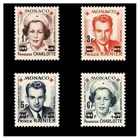 Exclusif Timbre de collection de Monaco N° 379/82A neuf sans charnière