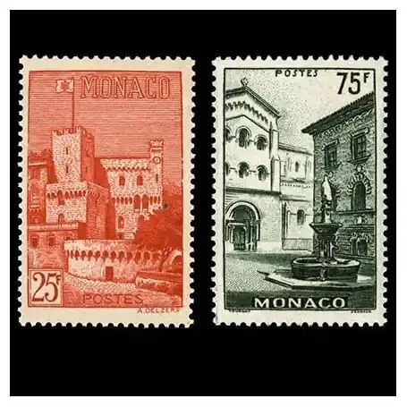 Timbre de collection de Monaco N° 397/98 neuf sans charnière Commande En Gros