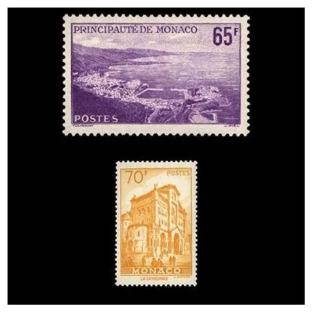 Timbre de collection de Monaco N° 487/88 neuf sans charnière Nouvel Arrivage