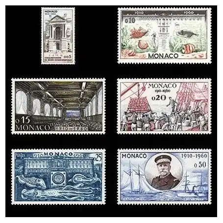 Timbre de collection de Monaco N° 526/31 neuf sans charnière Solde