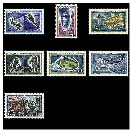 Top Qualité Timbre de collection de Monaco N° 591/97 neuf sans charnière