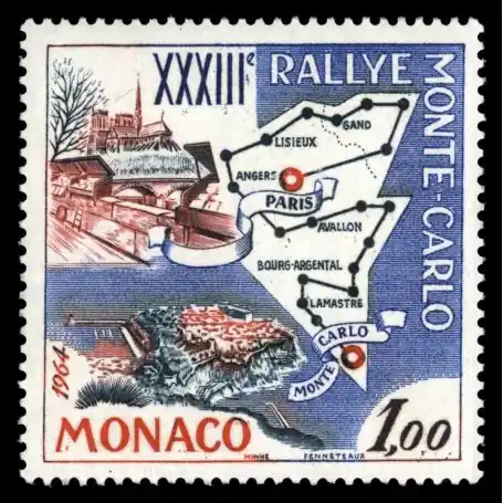 Dernière Chance Timbre de collection de Monaco N° 616 neuf sans charnière