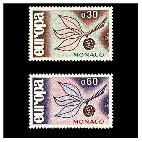 Europa 1965 Timbre de collection de Monaco N° 675/76 neuf sans charnière Offre Du Jour