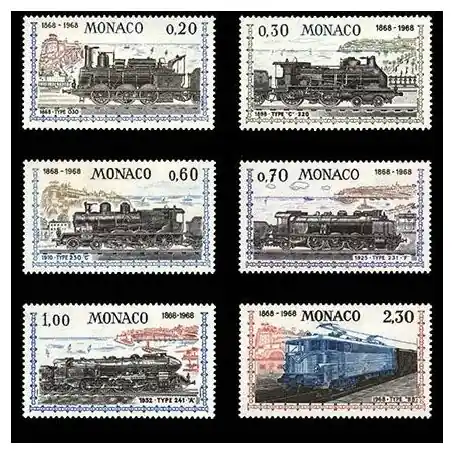 Timbre de collection de Monaco N° 752/57 neuf sans charnière Vente Flash