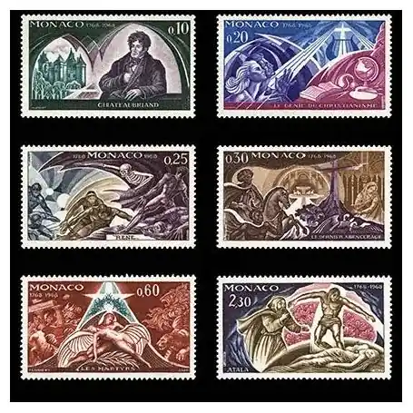 Acheter En Ligne Timbre de collection de Monaco N° 758/63 neuf sans charnière