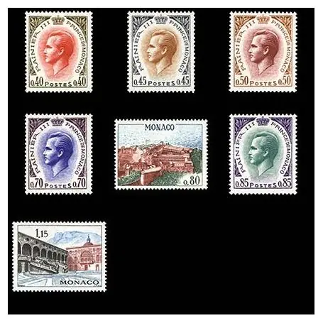 Bon Marché Timbre de collection de Monaco N° 772/78 neuf sans charnière
