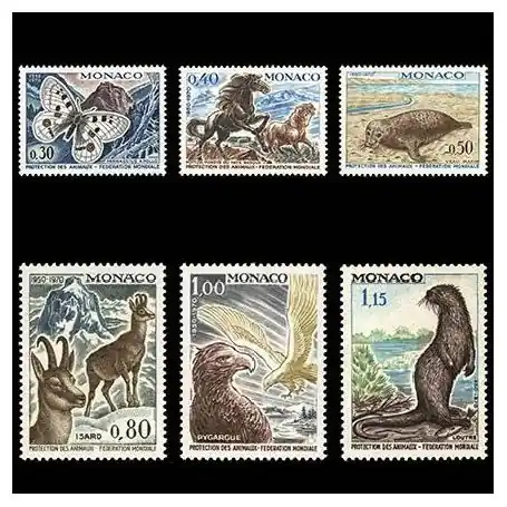 Timbre de collection de Monaco N° 809/14 neuf sans charnière Achat Immédiat