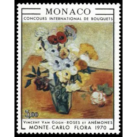 Timbre de collection de Monaco N° 817 neuf sans charnière Offre Exclusive