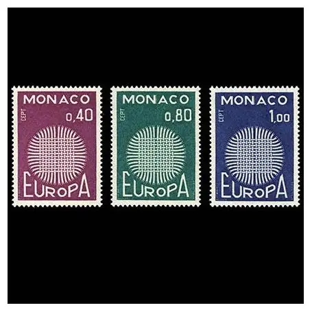 Meilleur Choix Europa 1970 Timbre de collection de Monaco N° 819/21 neuf sans charnière