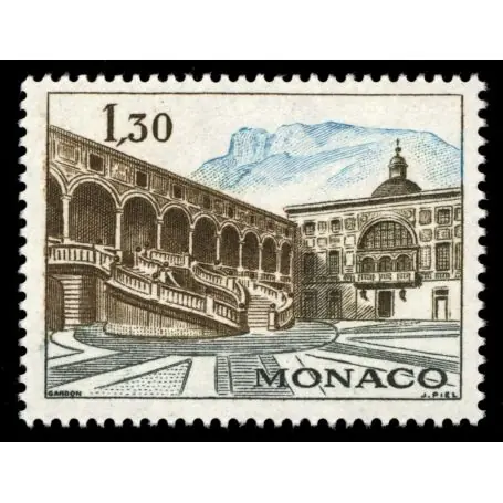 Timbre de collection de Monaco N° 844 neuf sans charnière Achat Immédiat