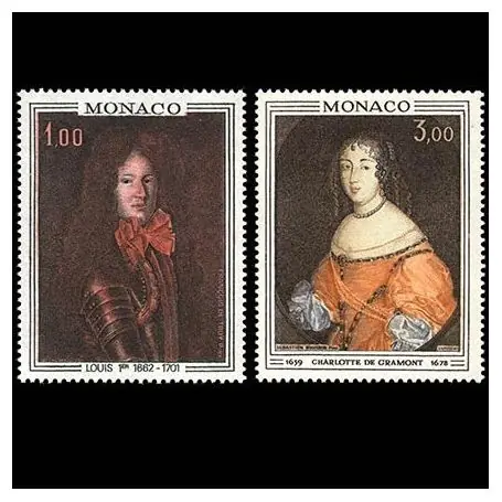 Timbre de collection de Monaco N° 845/46 neuf sans charnière Pas Cher