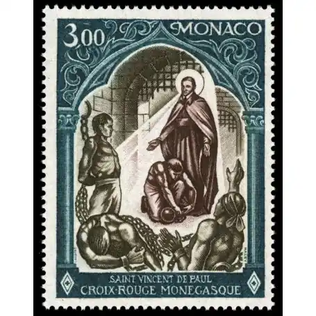 Authentique Timbre de collection de Monaco N° 866 neuf sans charnière