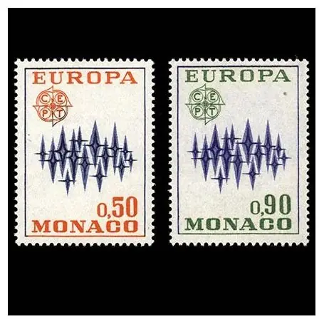 Europa 1970 Timbre de collection de Monaco N° 883/84 neuf sans charnière Offre Exclusive