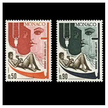Timbre de collection de Monaco N° 903/04 neuf sans charnière Commander Vite