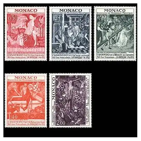 Timbre de collection de Monaco N° 905/09 neuf sans charnière Satisfait Ou Remboursé