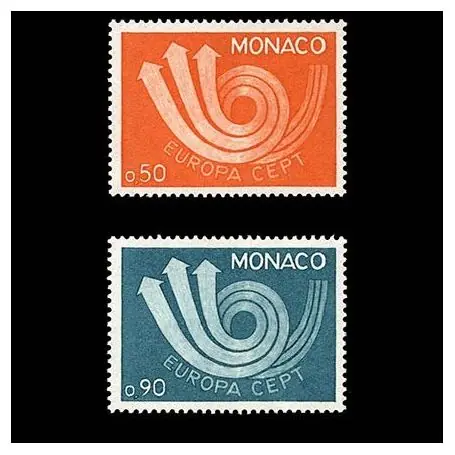 Europa 1973 Timbre de collection de Monaco N° 917/18 neuf sans charnière Expédié Aujourd’hui