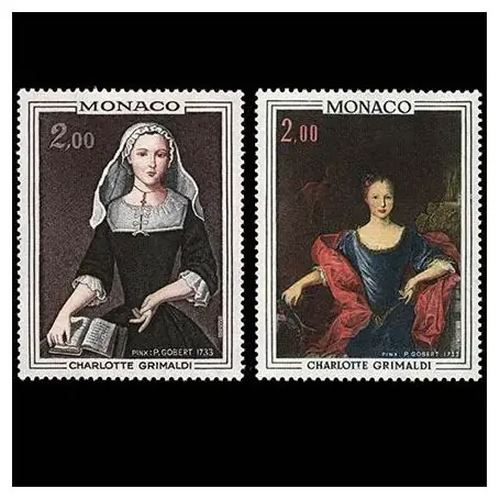 Timbre de collection de Monaco N° 946/47 neuf sans charnière Meilleure Qualité