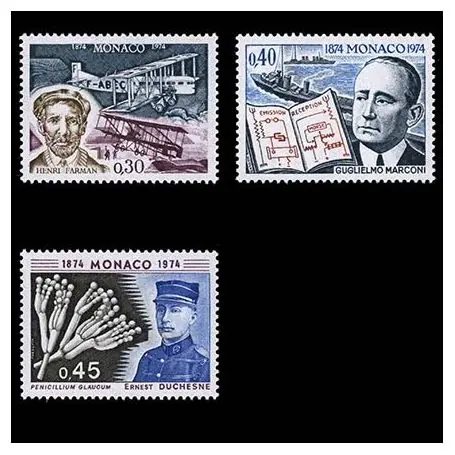Timbre de collection de Monaco N° 959/61 neuf sans charnière Satisfait Ou Remboursé