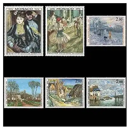 Timbre de collection de Monaco N° 967/72 neuf sans charnière Bon Marché