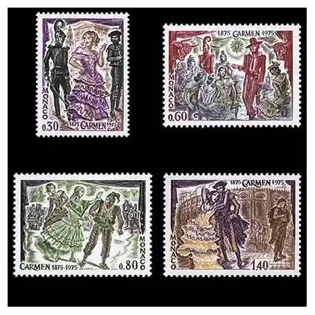 Seulement Aujourd’hui Timbre de collection de Monaco N° 1006/09 neuf sans charnière