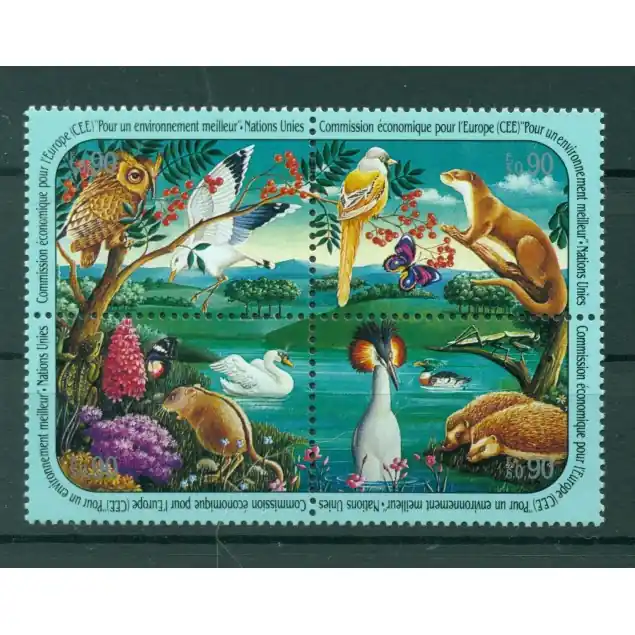 Nations Unies  Genève 1991 - Y & T n. 202/05  - Pour un environnement meilleur (Michel n. 194/97) Offre Limitée