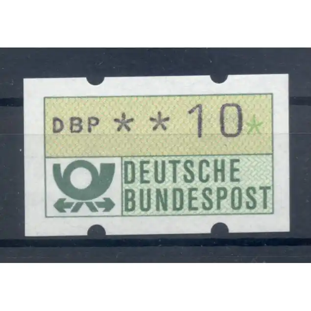 Allemagne  1981 - Michel n. 1.1.h.u - Timbre de distributeur 10 pf. (Y & T n. 1) Super Prix