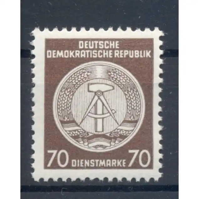 Allemagne - RDA 1955 - Y & T n. 27 timbres de service - Armoiries (Michel n. 27 x) Achat Immédiat