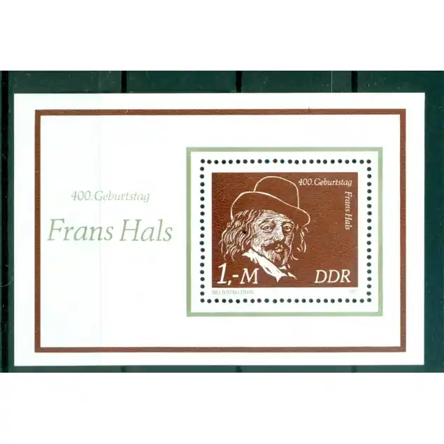 Bon Plan Allemagne - RDA 1980 - Y & T feuillet n. 59 - Frans Hals (Michel n. 61)