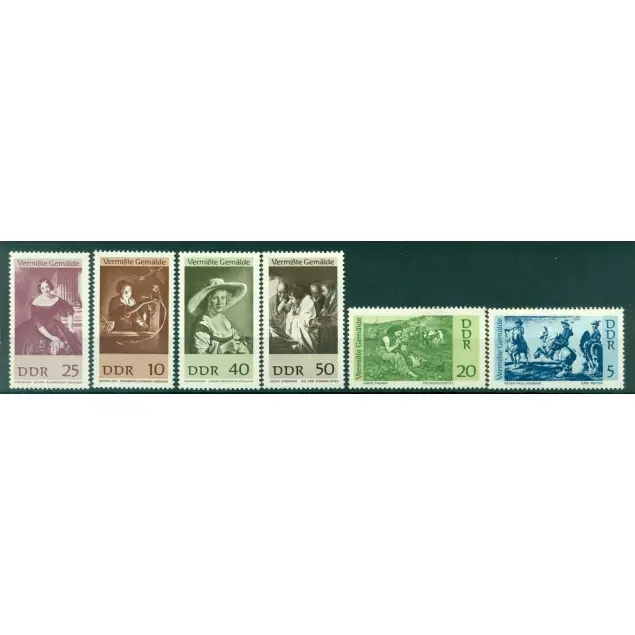 Vente Flash Allemagne - RDA 1967 - Y & T n. 983/88 - Tableaux perdus (Michel n. 1286/91)