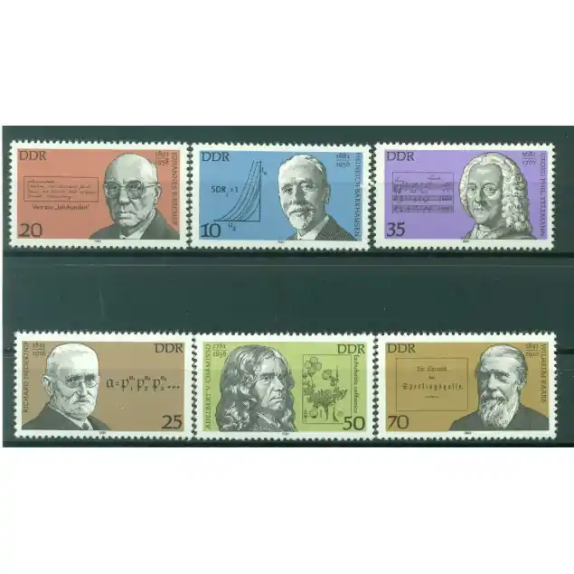 Offre Limitée Allemagne - RDA 1981 - Y & T n. 2258/63 - Personnalités (Michel n. 2603/08)