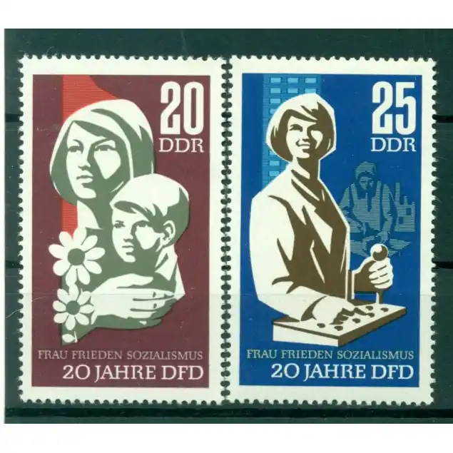 Allemagne - RDA 1967 - Y & T n. 953/54 - DFD (Michel n. 1256/57) Meilleure Vente