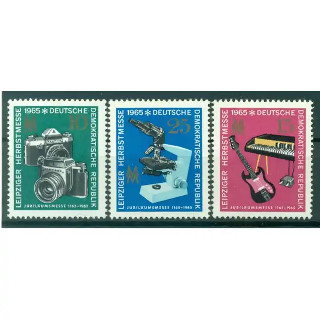 Allemagne - RDA 1965 - Y & T n. 830/32 - Foire d'automne de Leipzig (Michel n. 1130/32) Petit Prix