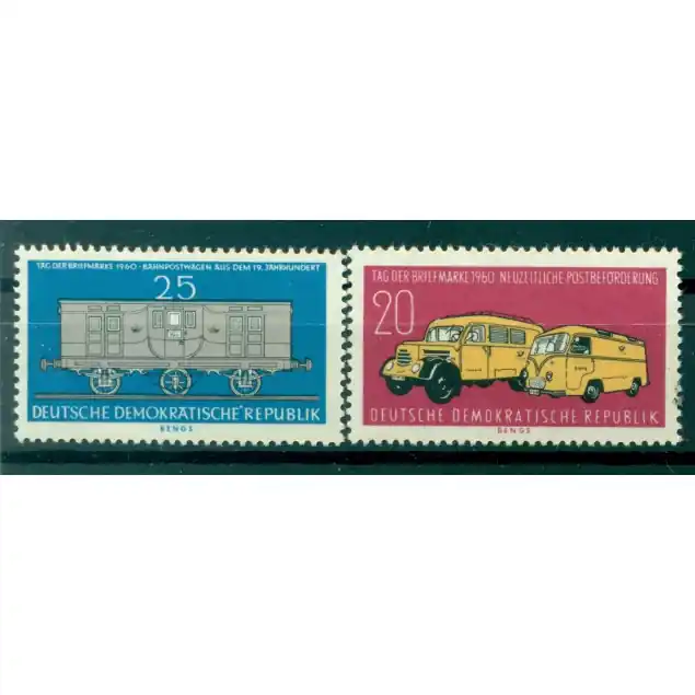 Must-Have Allemagne - RDA 1960 - Y & T n. 504/05 - Journée du Timbre (Michel n. 789/90)