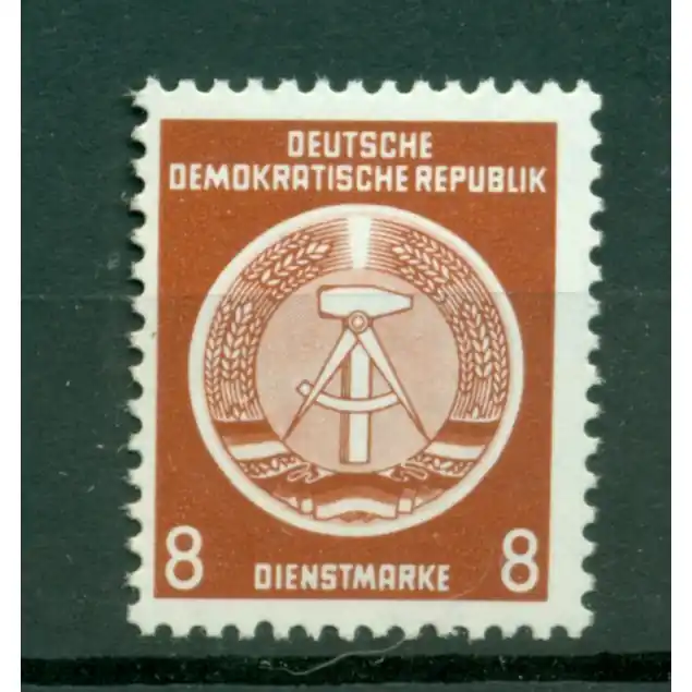 Premium Allemagne - RDA 1954 - Y & T n. 3 timbres de service - Armoiries (Michel n. 3 x)