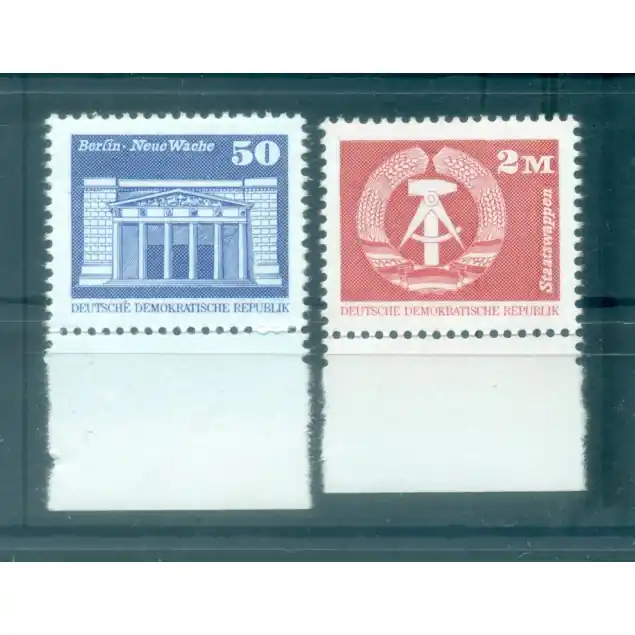 Quantité Limitée Allemagne - RDA 1980 - Y & T n. 2201-03 - Série courante (Michel n. 2549/50 v)