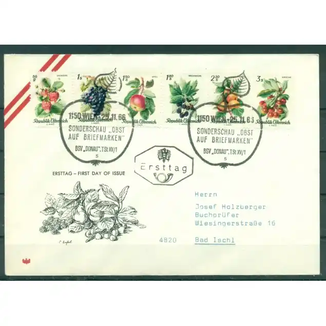 Must-Have Autriche 1966- Y & T n. 1058/63 - Série courante (Michel n. 1223/28)